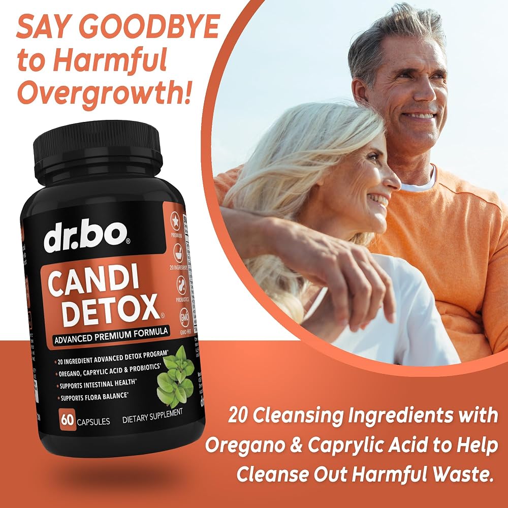 DR. BO Candida Cleanse Detox Support Supplement - 60 Capsules - image 3