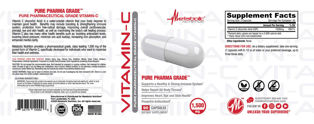 Metabolic Nutrition Vitamin C