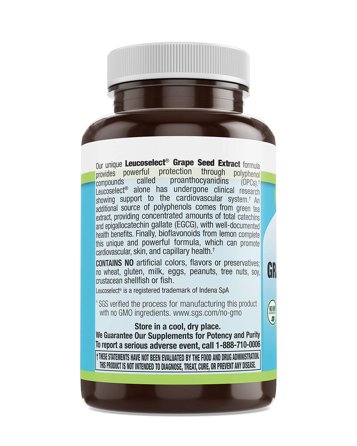 Livamed Leucoselect Grape Seed Extract 50 mg - 120 Tablets - image 4