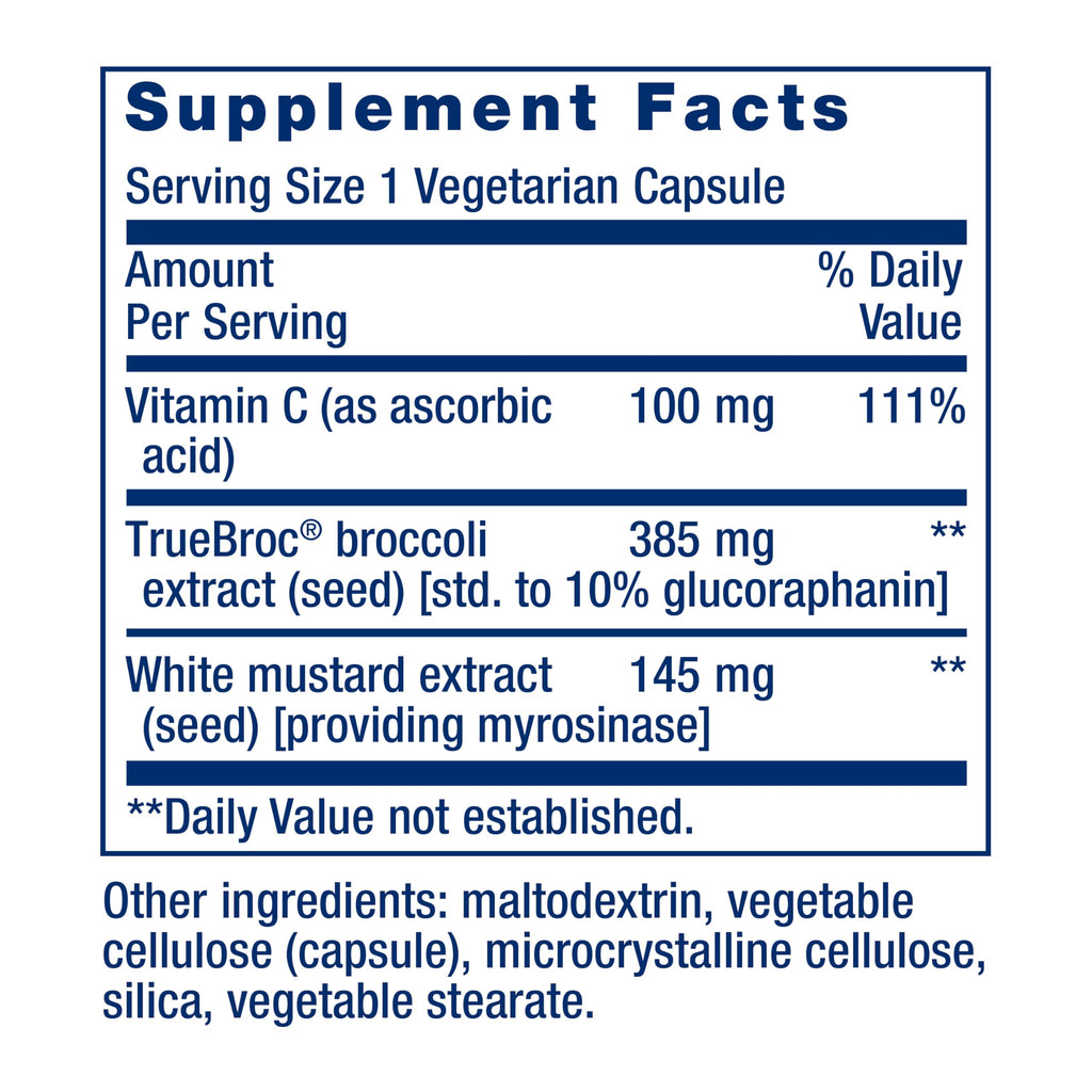 Life Extension Optimized Broccoli with Myrosinase - 30 Capsules - image 3