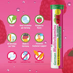 T&D Kids Multivitamin Effervescent Tablets Raspberry - 60 Count - image 5