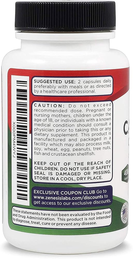 Zenesis Labs Candida Complex Cleanse Detox Caprylic Acid Supplement - image 3