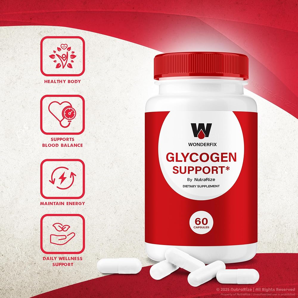 NutraRize Wonderfix Glycogen Support Capsules - 60 Capsules - image 5