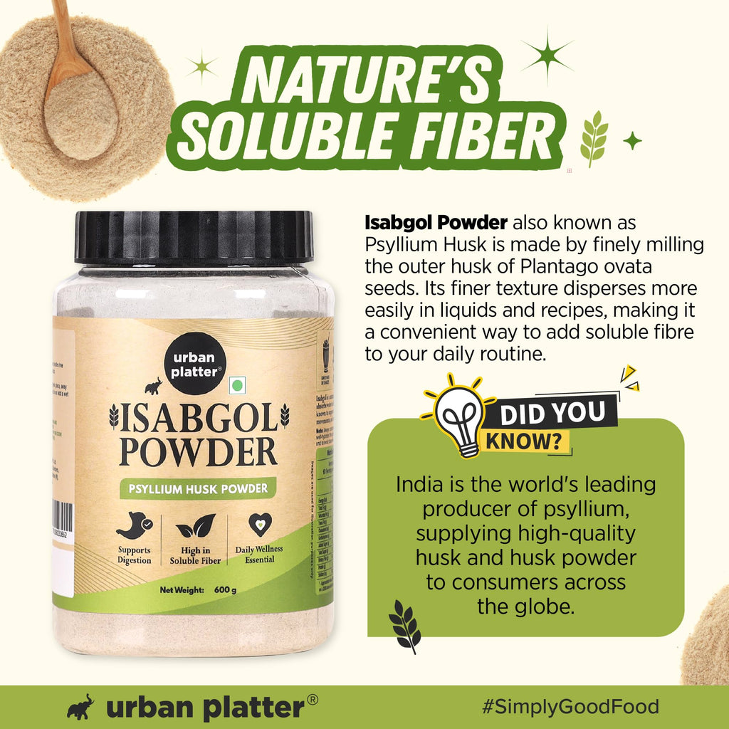 Urban Platter Psyllium Husk Powder - 400g - image 7
