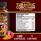 Zolotus Turmeric Apple Supplement - 2Pack 90 180 Capsules