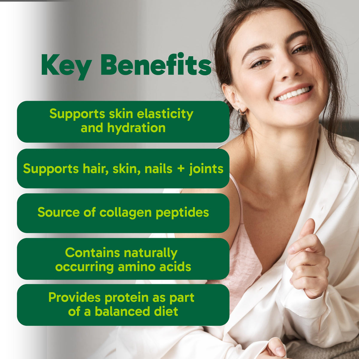 Organika Enhanced Hydrolyzed Collagen Peptides Powder