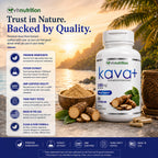 VH Nutrition KAVA+ Kava Kava Capsules Mood Support - 30 Capsules - image 6