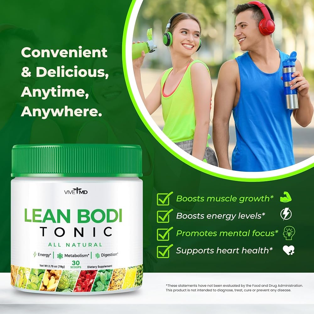 VIVE MD Nagano Lean Bodi Tonic Powder with BCAA - 3 Pack - image 5