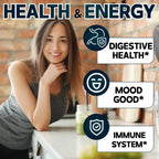 DEDICAD Wormwood Capsules - Digestive, Immune, and Mood Support