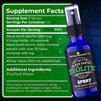 THE FOOD MOVEMENT CO. Black Earth Zeolite with Humic Fulvic Acids