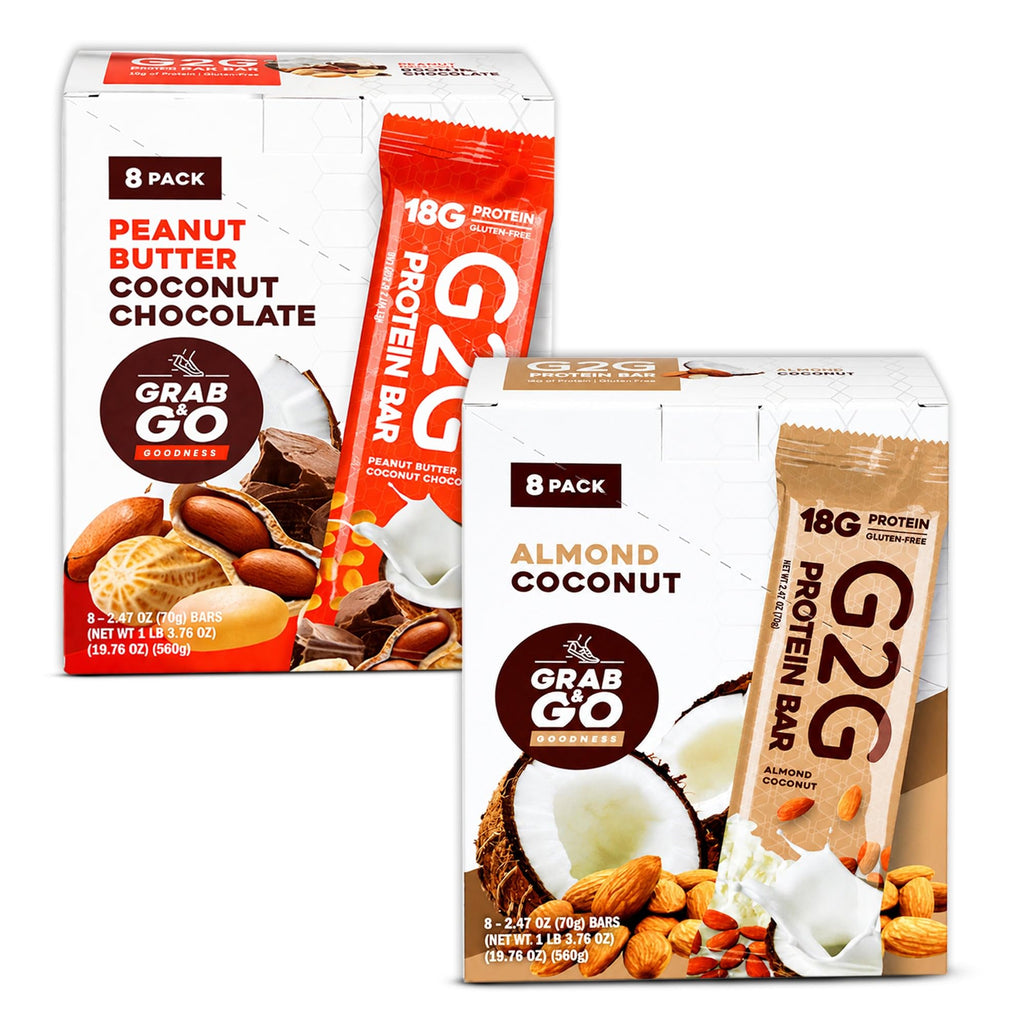 G2G Protein Bar Coconut Lovers 2-Pack - 16 Count