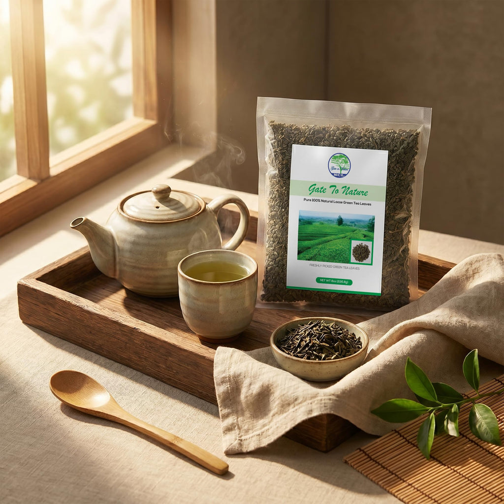 GATE TO NATURE NCL Loose Leaf Green Tea Vietnamese - 8oz - image 6