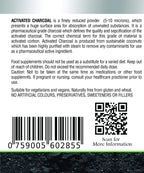 NutreeVit 100% Organic Highly Absorbent - Activated Charcoal