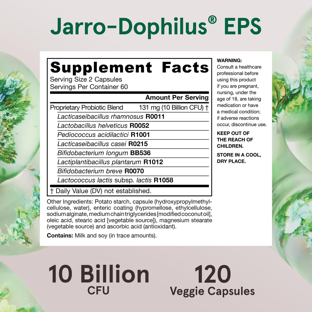Jarrow Formulas Jarro-Dophilus EPS Probiotics 10 Billion CFU - image 6