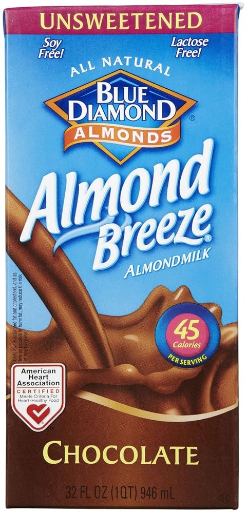 Blue Diamond Almond Breeze Unsweetened Chocolate - 32 fl oz