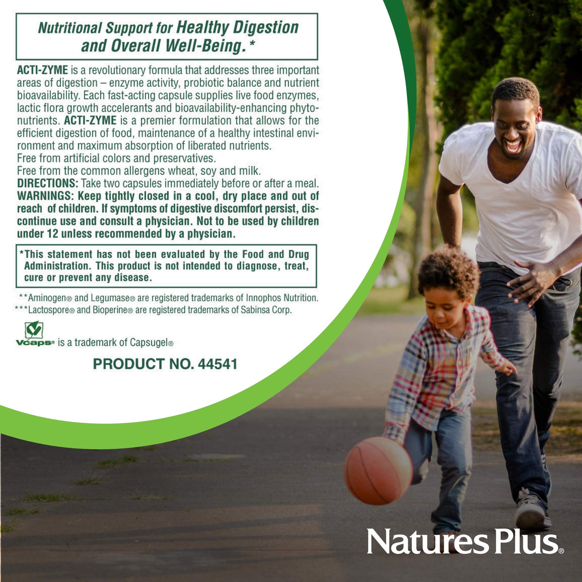NaturesPlus Natures Plus ActiZyme - Gut Health Supplement