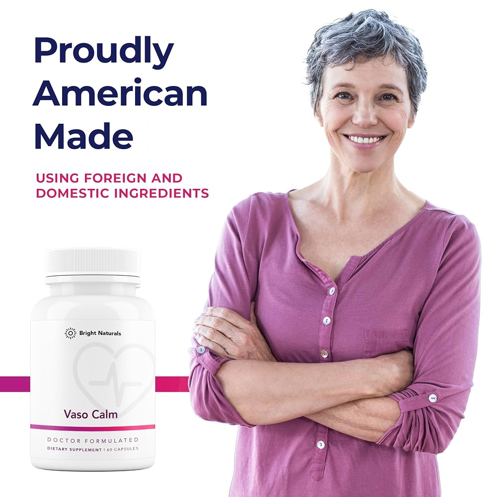 Bright Naturals Vaso Calm - Healthy Blood Balance Supplement