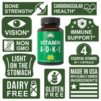 Peak Performance Vitamins D 5000 IU + A + K + E - 30 Capsules - image 7