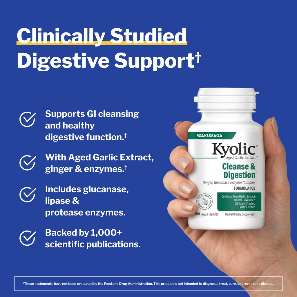Kyolic Kyo-Dophilus Max Probiotic Digestive Support - 100 Capsules - image 2