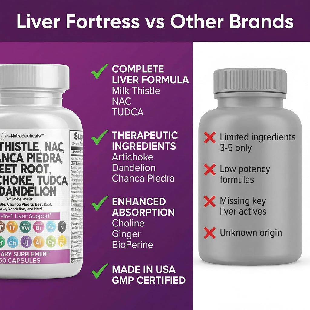 Clean Nutraceuticals Liver Depend Milk Thistle NAC - 60 Capsules - image 8