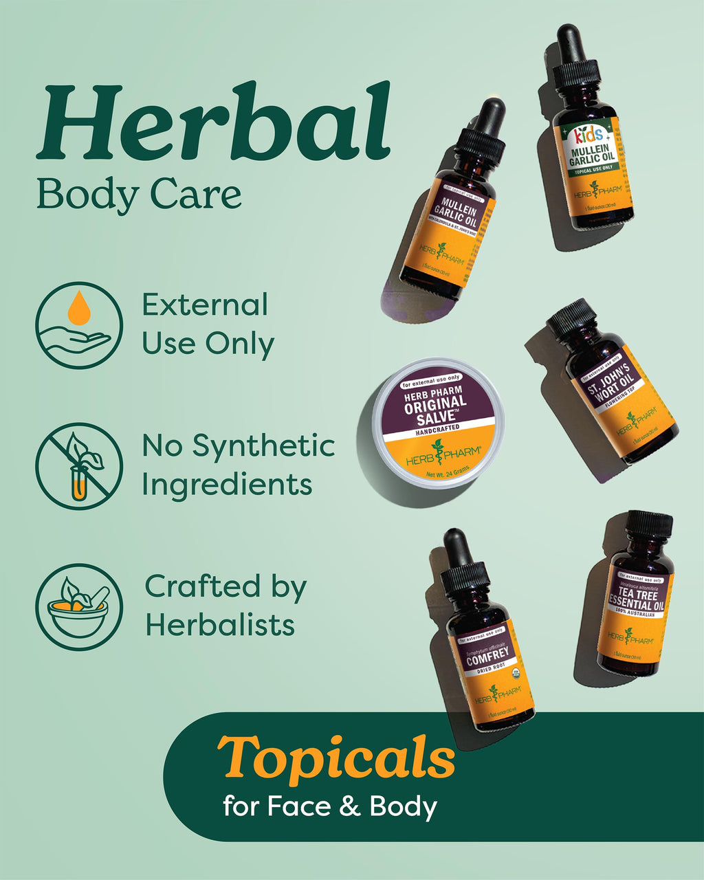Herb Pharm Original Salve with Comfrey and St. John's Wort - 24g - image 3