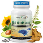MoxyVites PQQ MitoRestore Brain Supplement for Memory - 30 Vegan Capsules
