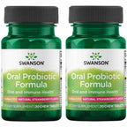 Swanson Oral Probiotic BLIS K12 Strawberry - 60 Tablets