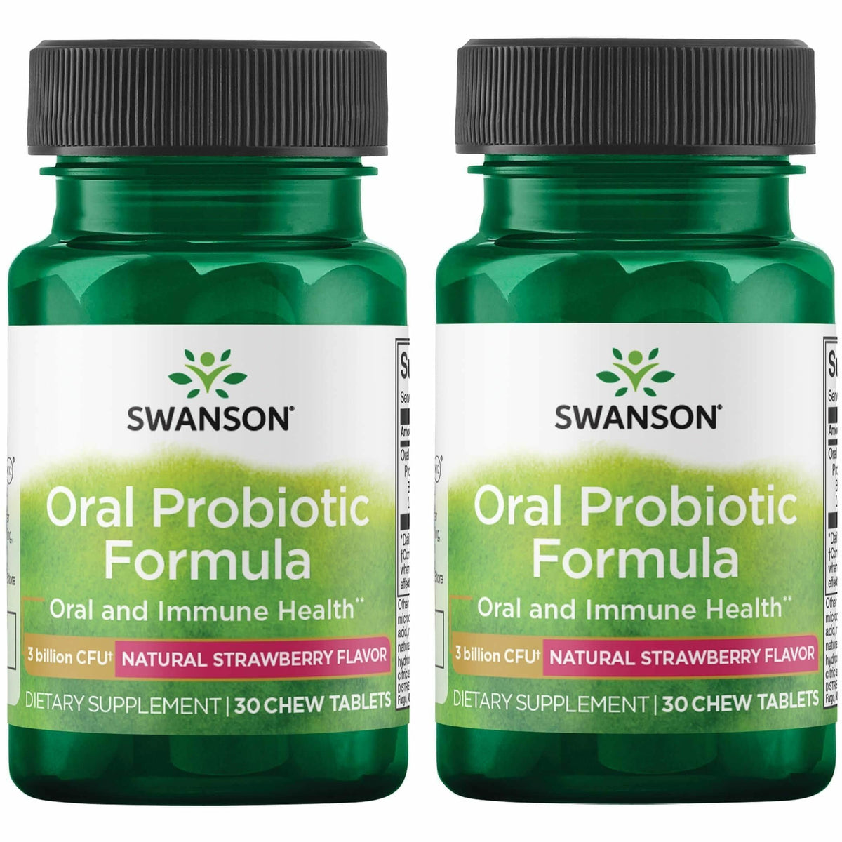 Swanson Oral Probiotic BLIS K12 Strawberry - 60 Tablets