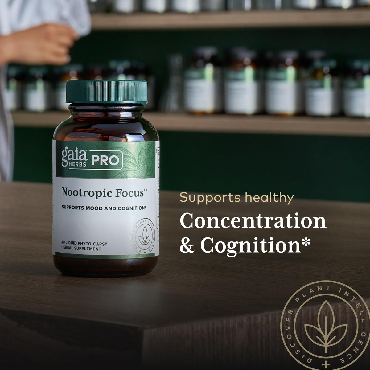Gaia Herbs PRO Nootropic Focus Brain Health - 40 Vegan Capsules - image 5