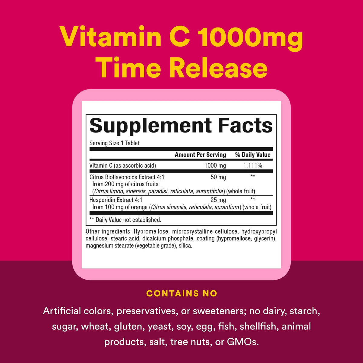 Natural Factors Vitamin C Time Release 1000 mg - 90 Tablets - image 4