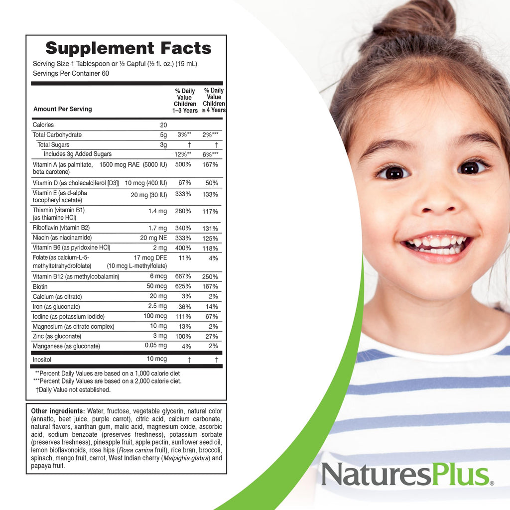 NaturesPlus Animal Parade Children's Liquid Multivitamin - 30 fl oz - image 5