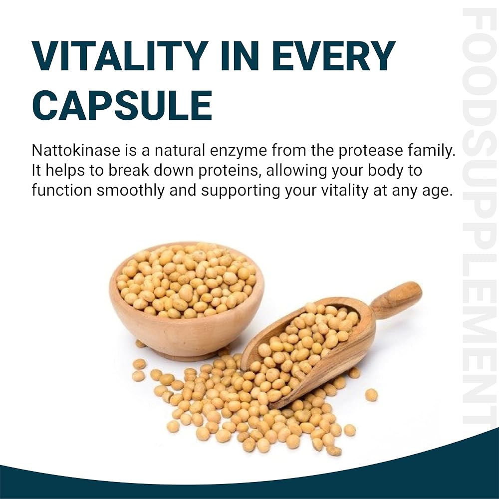 Ved Nattokinase 2000 FU 100mg - 90 Vegan Capsules - image 4