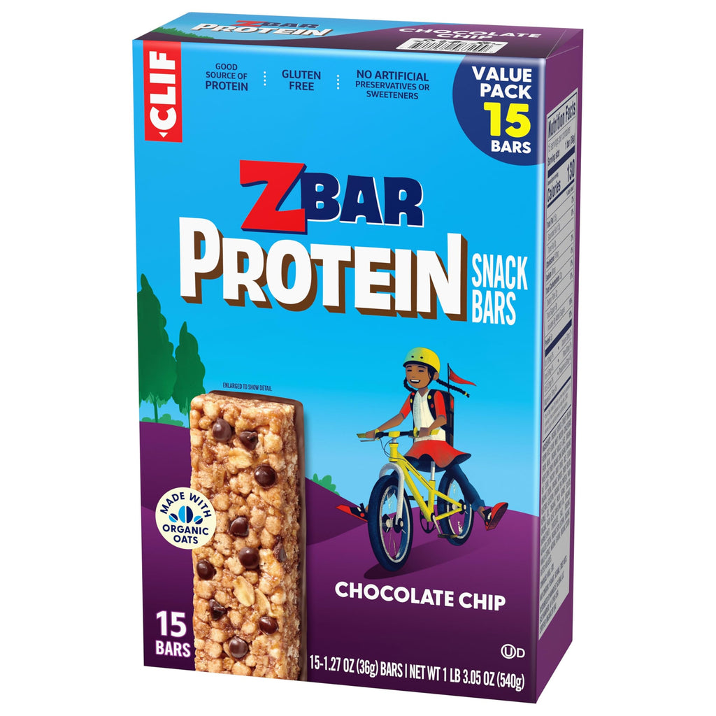 Clif Kid ZBar Protein Chocolate Chip Snack Bars - 15 Count - image 12