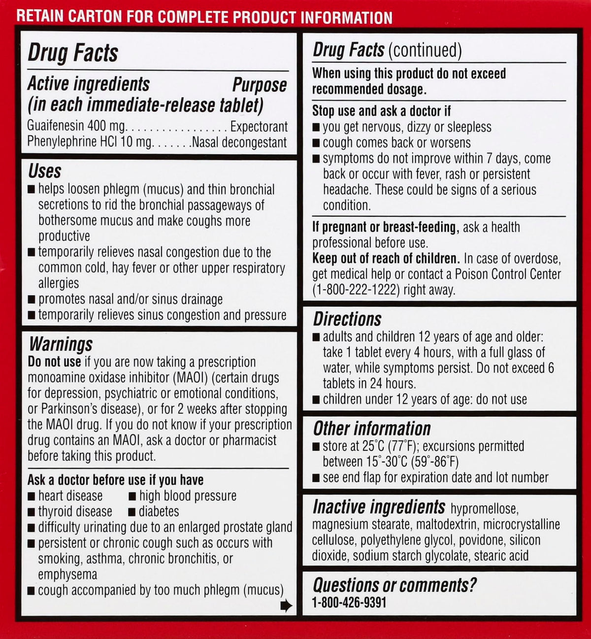 Rosemeek Mucus Relief PE Sinus Congestion Expectorant - 50 Tablets - image 4