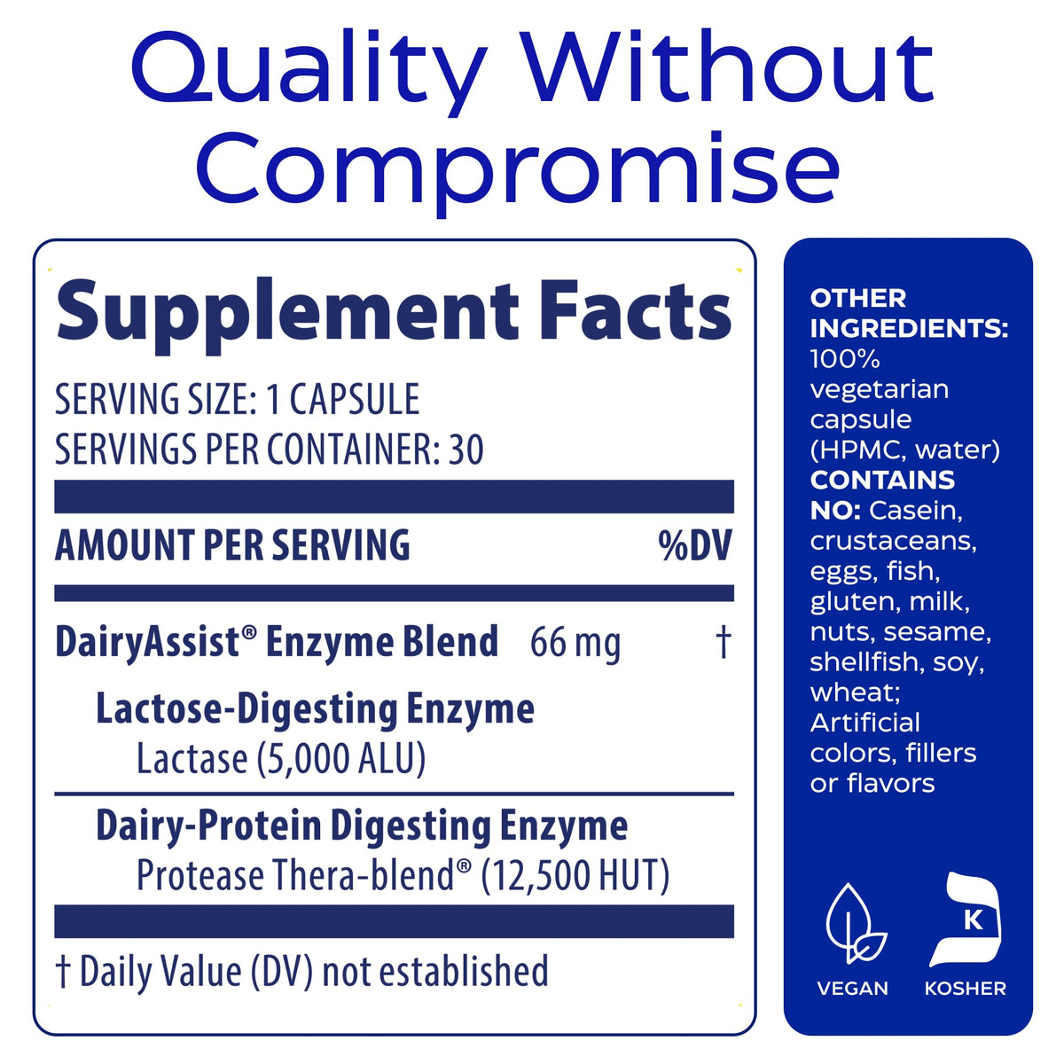 Enzymedica DailyAssist Digestive Enzymes for Dairy - 30 Capsules - image 7