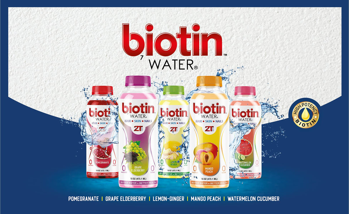 2T Water 2T Biotin Water Lemon Ginger - 473 mL - image 2