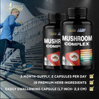 Organic Cadane Mushroom Complex 19-in-1 - 120 Vegan Capsules - image 7