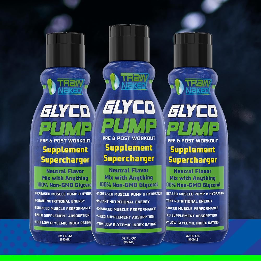 Train Naked Labs Glyco Pump 100% Liquid Glycerol - 64 Servings - image 5