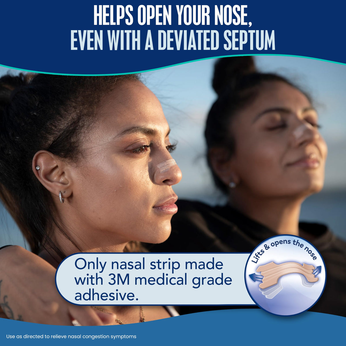 Breathe Right Nasal Strips Large, Relieves Nasal Congestion - 30 Count - image 7