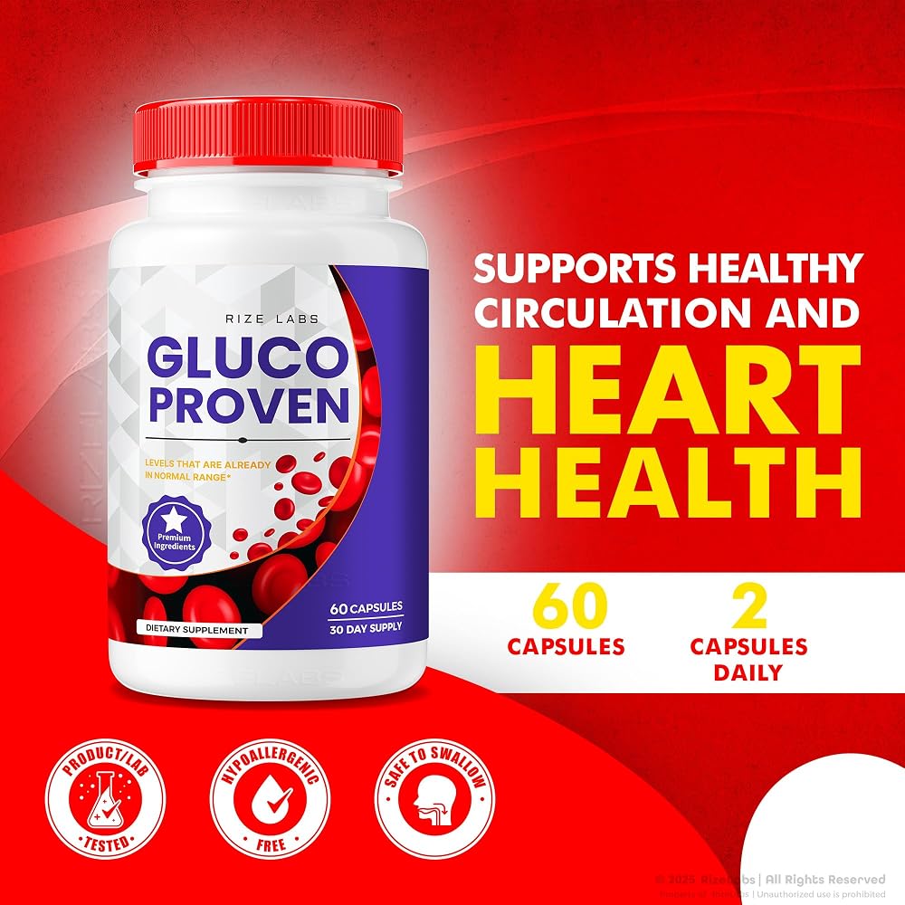 rize labs Gluco Proven Capsules Advanced Formula - 120 Capsules - image 3