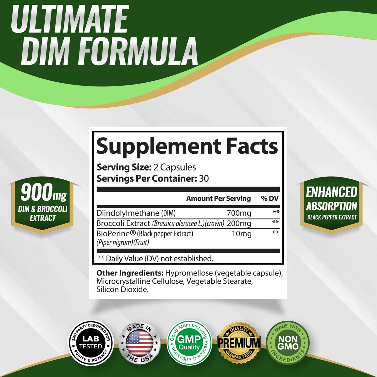 Toplux DIM Supplement 700mg Diindolylmethane