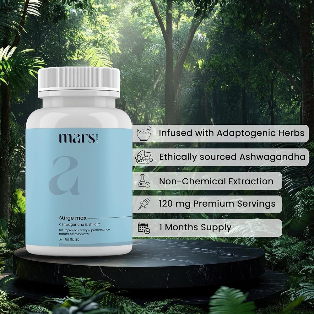 Mars Surgemax Natural Capsules with Shilajit & Safed Musli - image 2