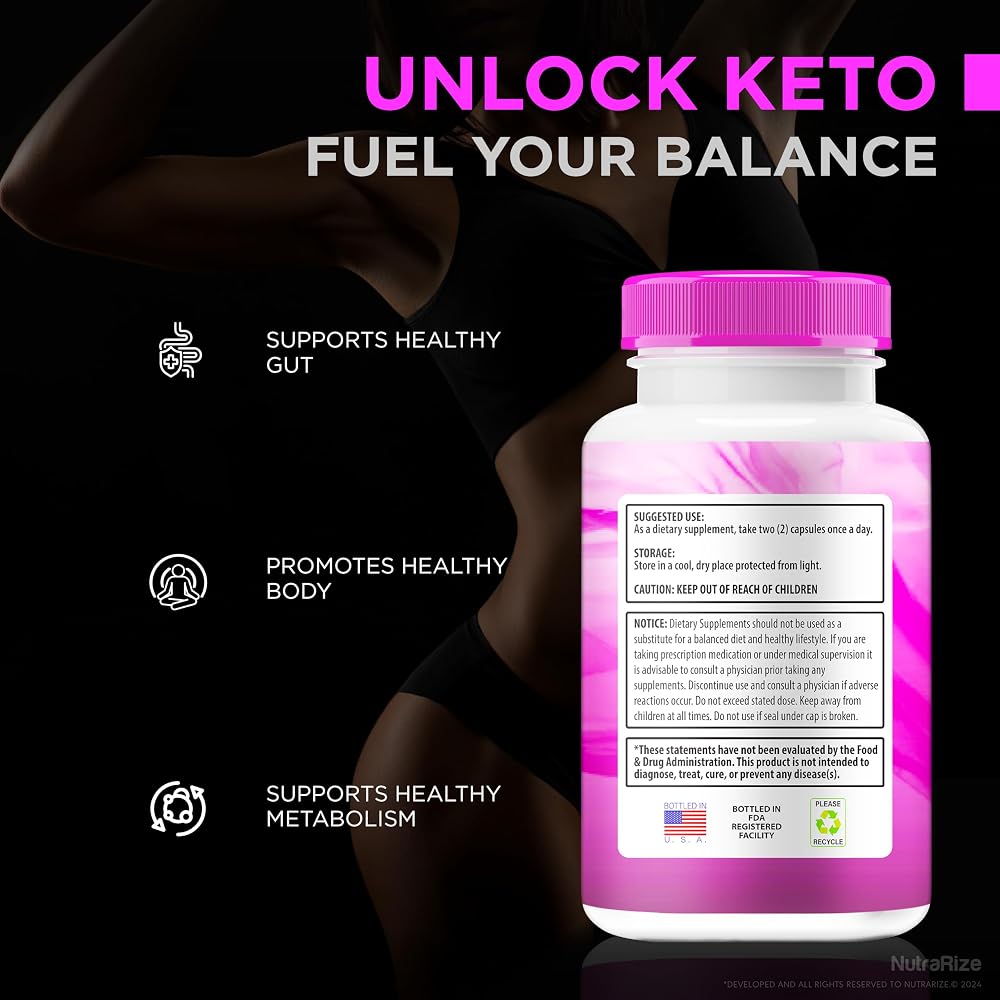 NutraRize Keto Body Tone Weight Loss Capsules - 120 Count - image 6