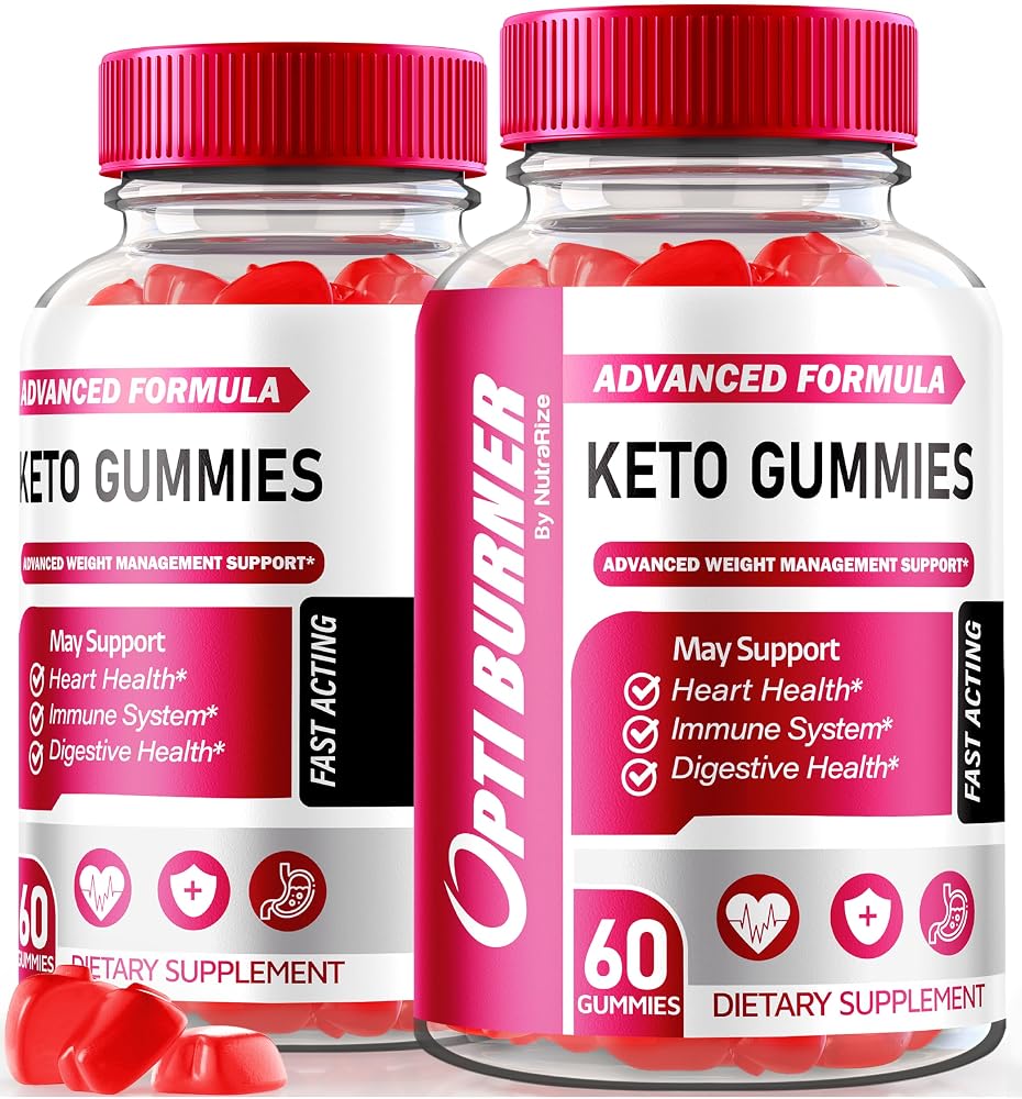NutraRize Opti Burner Keto ACV Gummies - 120 Gummies
