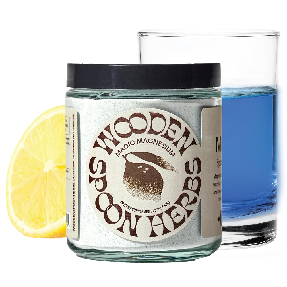 Wooden Spoon Herbs Magic Magnesium Citrate Powder Drink Mix (Blue