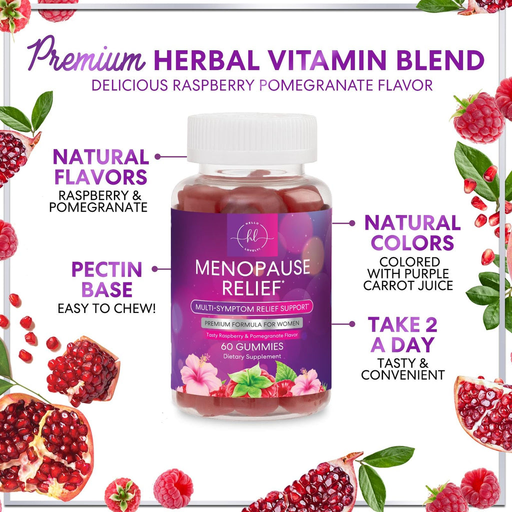 Hello Lovely! Menopause Support Gummy for Hot Flashes & Night Sweats - image 6