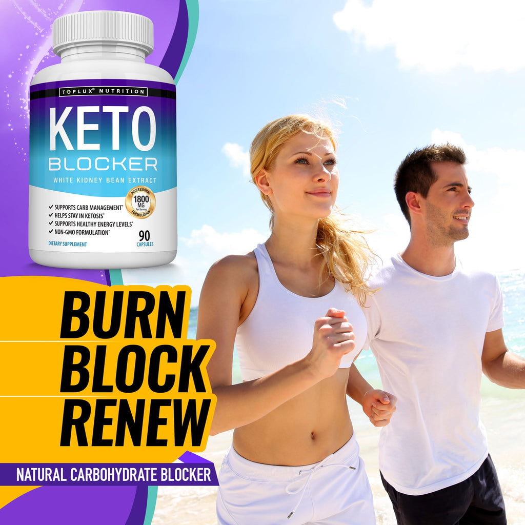 Toplux Keto Blocker White Kidney Bean Extract 1800 mg - 90 Capsules - image 6