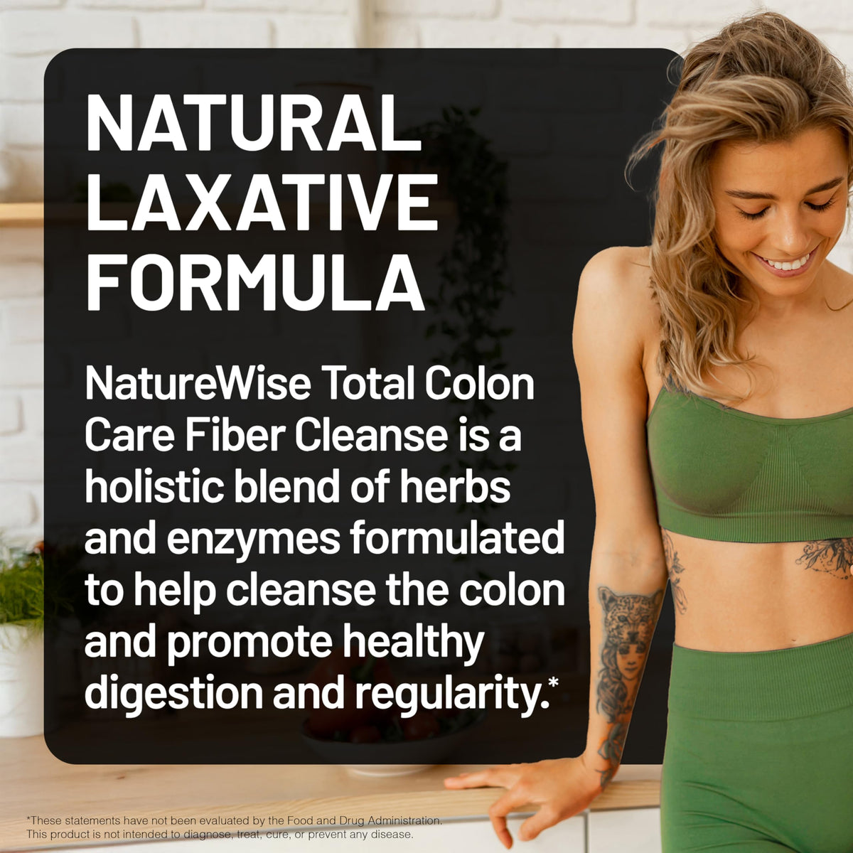 NatureWise Total Colon Care Fiber Cleanse - 60 Capsules - image 2