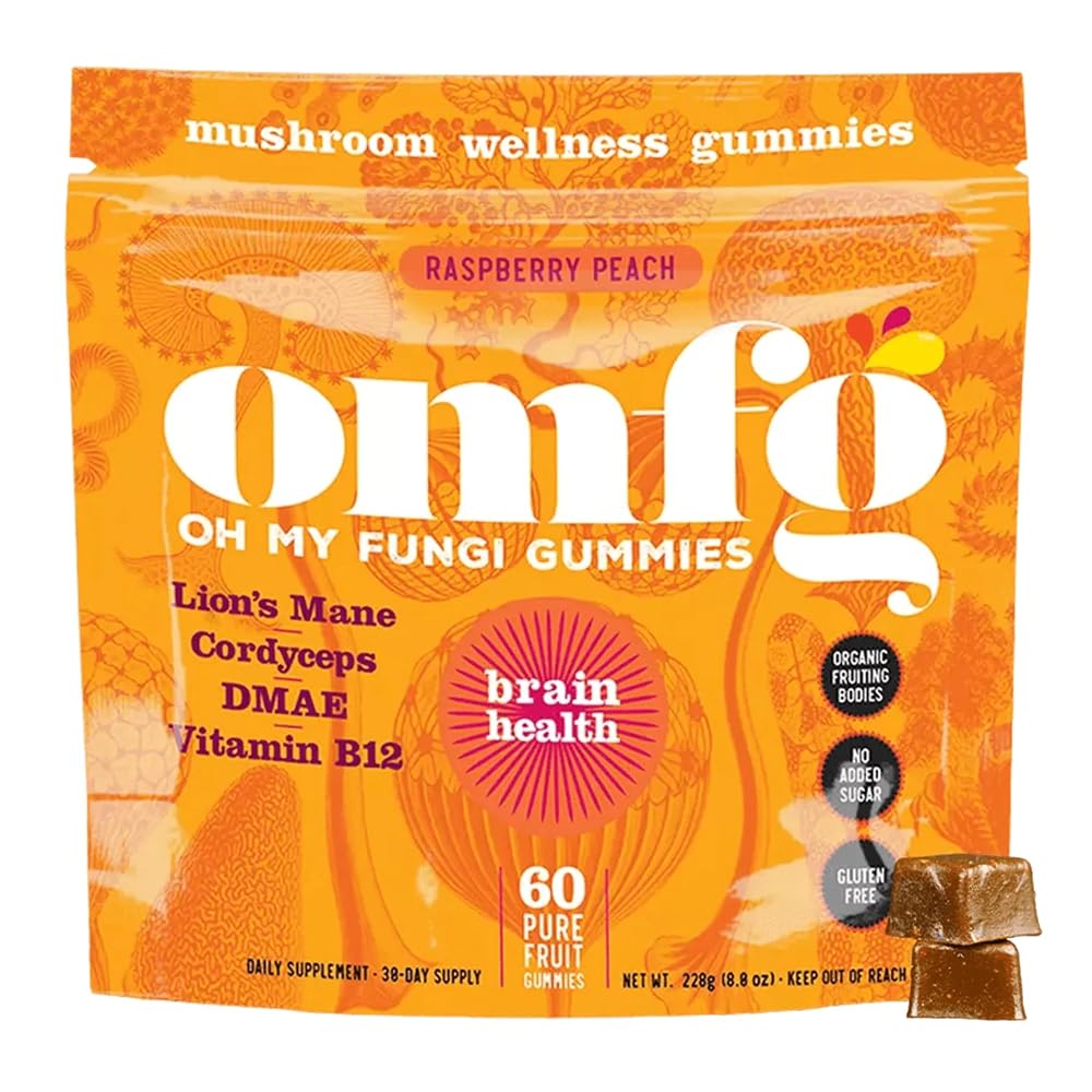 OH MY FUNGI GUMMIES Mushroom Supplement for Brain Health - 60 Gummies