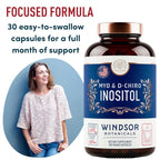 Windsor Botanicals Myo-Inositol & D-Chiro Inositol 40:1 Ratio - image 2